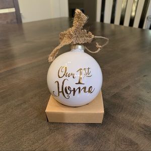Mud Pie Our 1st Home ornament